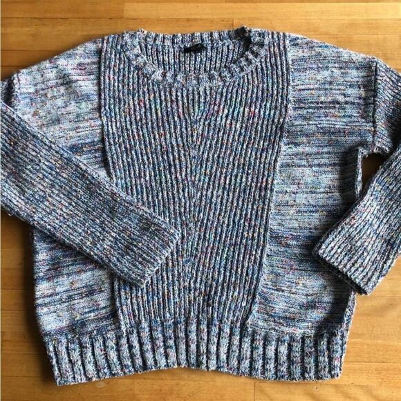 Rails Elsa Speckled Blue Sweater Size L - Picture 4 of 8
